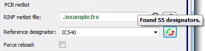 Floating tip showing number of designators.